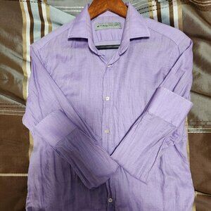 Mens Etro 100% Cotton Dress Shirt Size 39 (15.5)